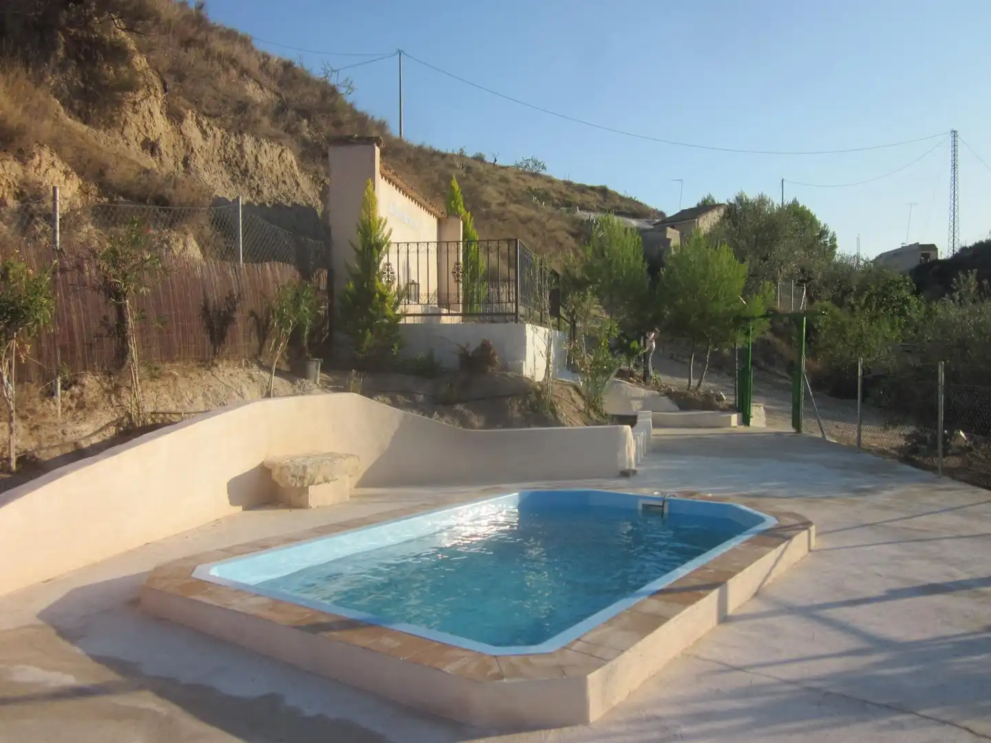 Piscina de Finca rústica en venta en Ricote con Aire acondicionado, Calefacción y Jardín privado