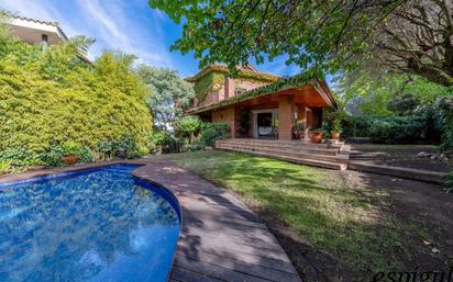 Garden of House or chalet for sale in Sant Cugat del Vallès  with Air Conditioner, Heating and Parquet flooring