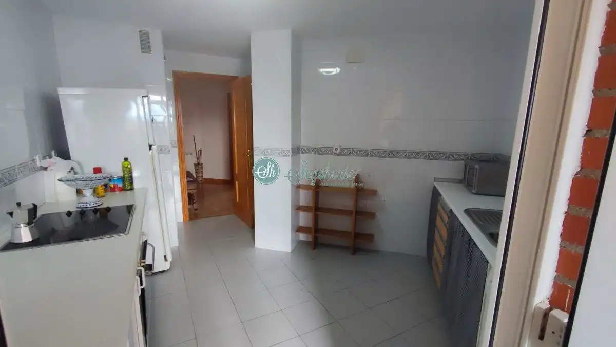 Kitchen of Flat for sale in Segovia  with Heating, Parquet flooring and Terrace