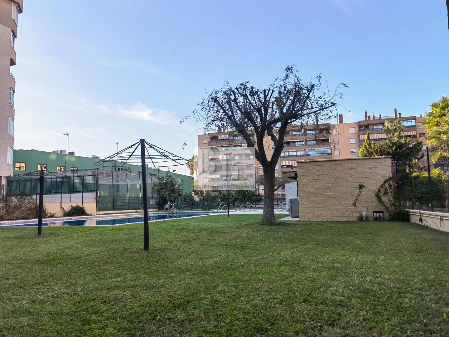 Swimming pool of Flat for sale in Málaga  with Air Conditioner, Private garden and Terrace