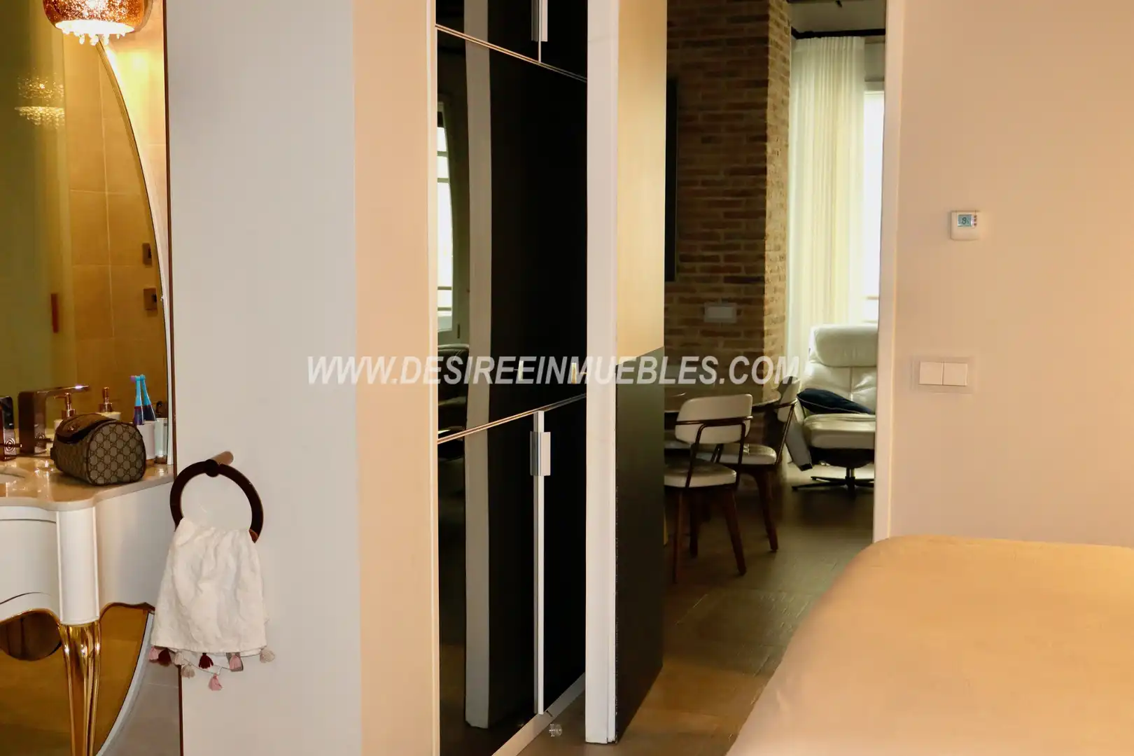 Bedroom of Flat for rent in Valencia  with Air Conditioner, Heating and Parquet flooring
