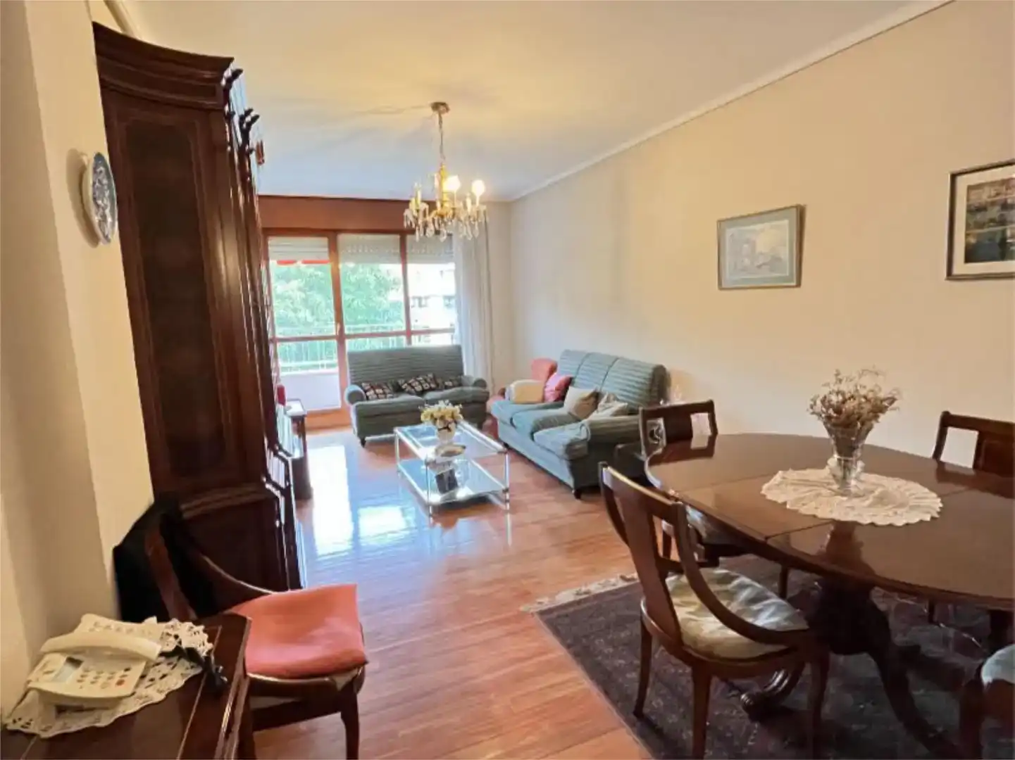 Sala de estar de Piso en venta en Bilbao  con Balcón