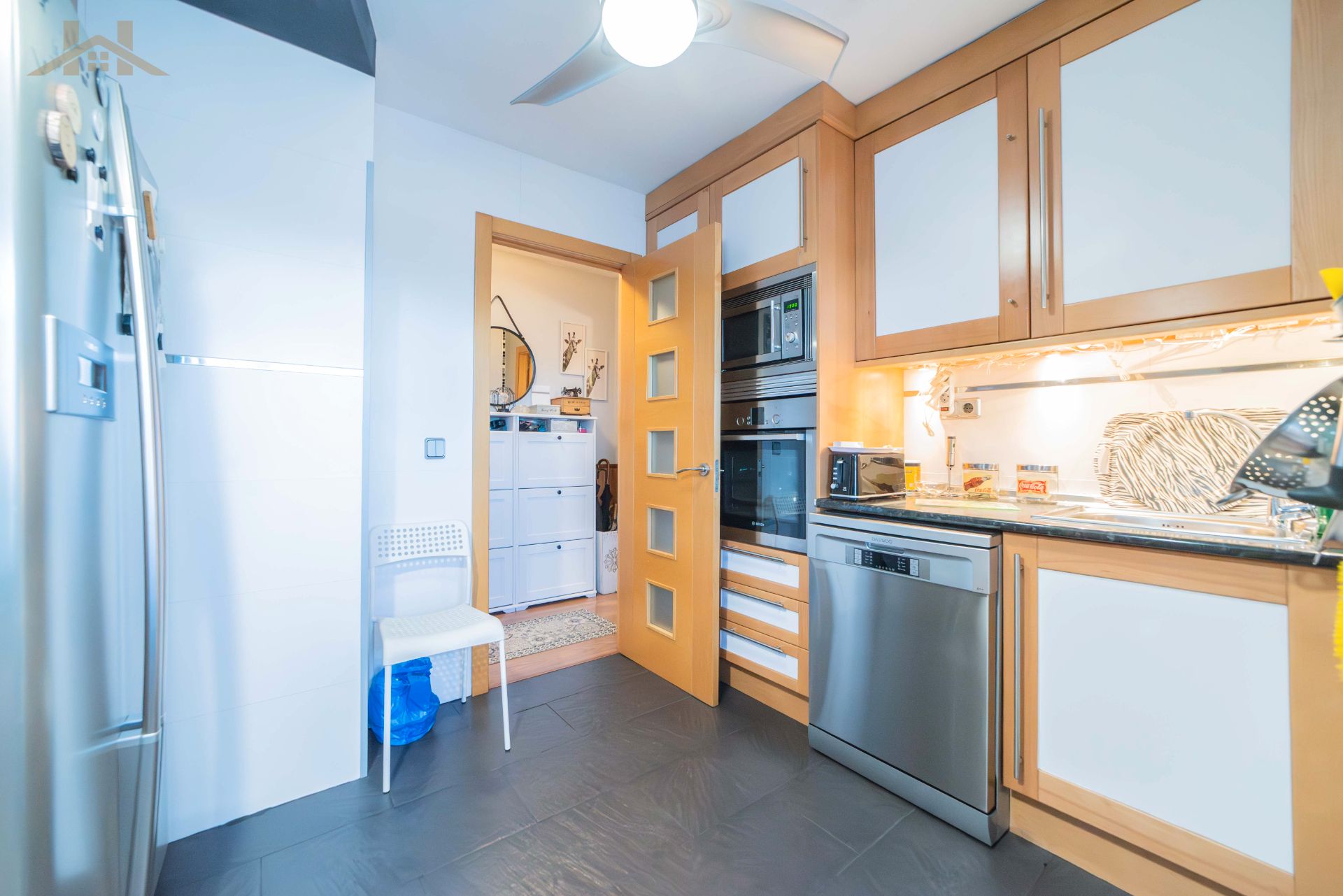 Kitchen of Flat for sale in Móstoles  with Air Conditioner and Furnished