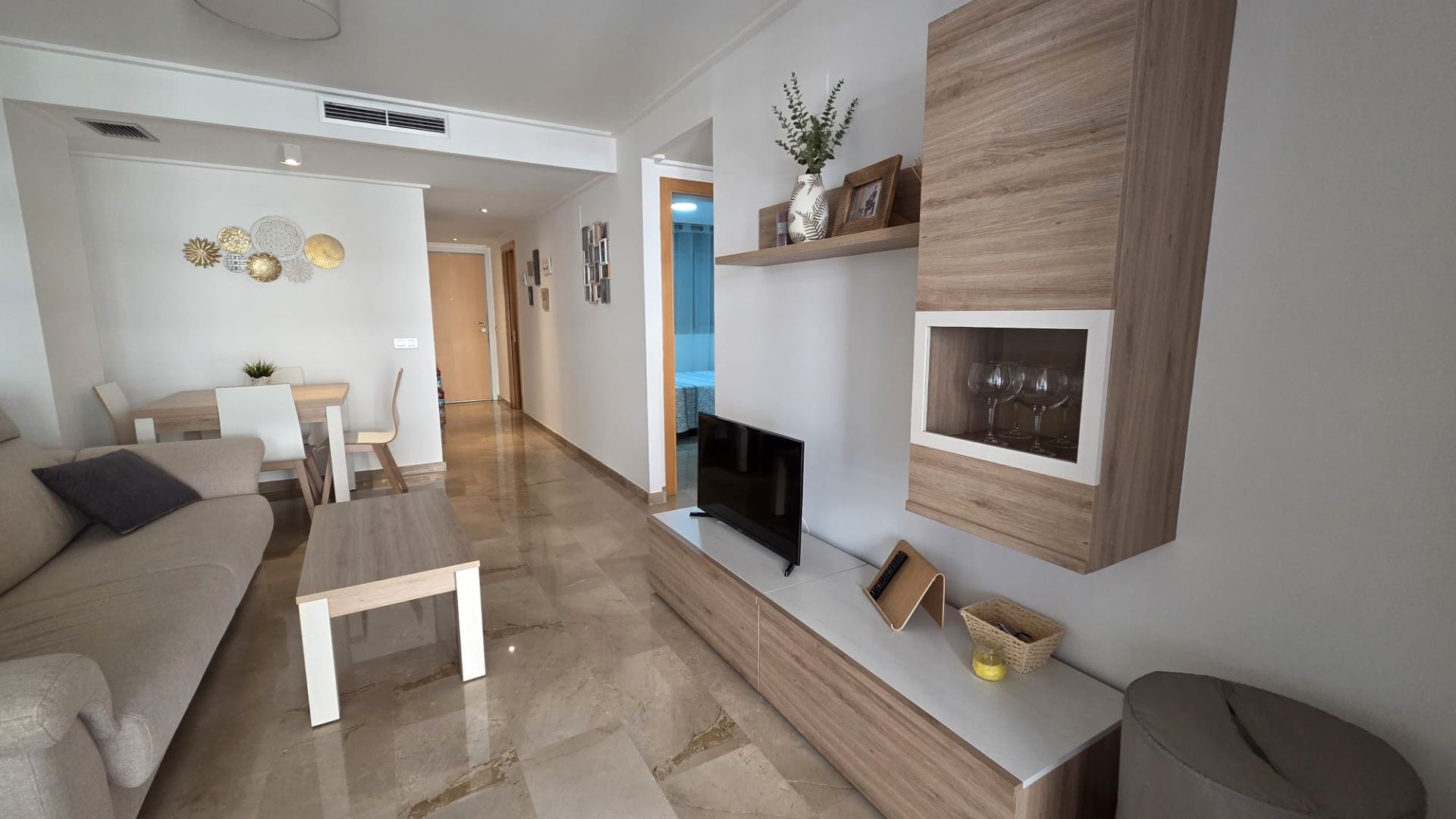 Living room of Flat for sale in Oropesa del Mar / Orpesa  with Air Conditioner, Heating and Private garden