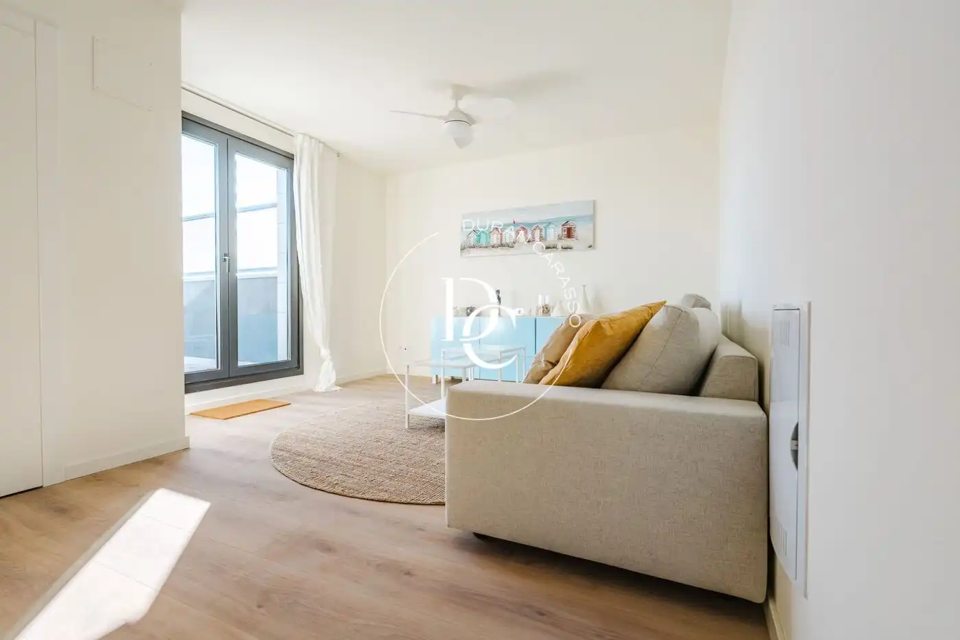 Wohnzimmer von Maisonette zur Miete in Vilanova i la Geltrú mit Klimaanlage, Heizung und Terrasse