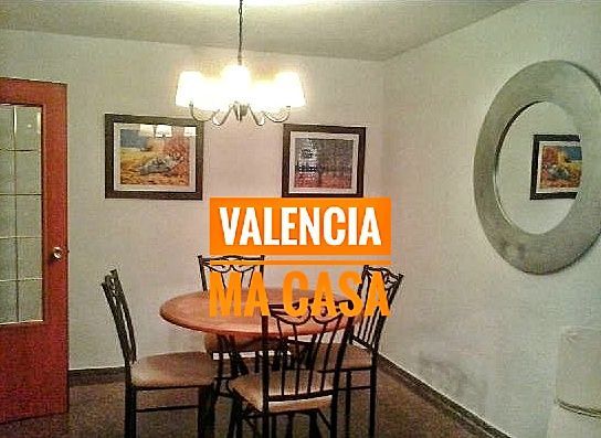 Dining room of Flat to rent in  Valencia Capital  with Air Conditioner, Heating and Terrace