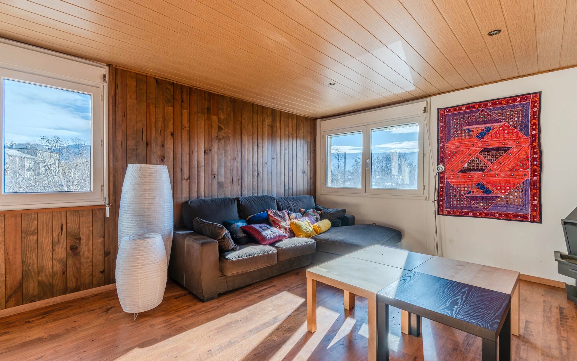 Sala de estar de Piso en venta en Bourg - Madame con Calefacción, Trastero y Amueblado