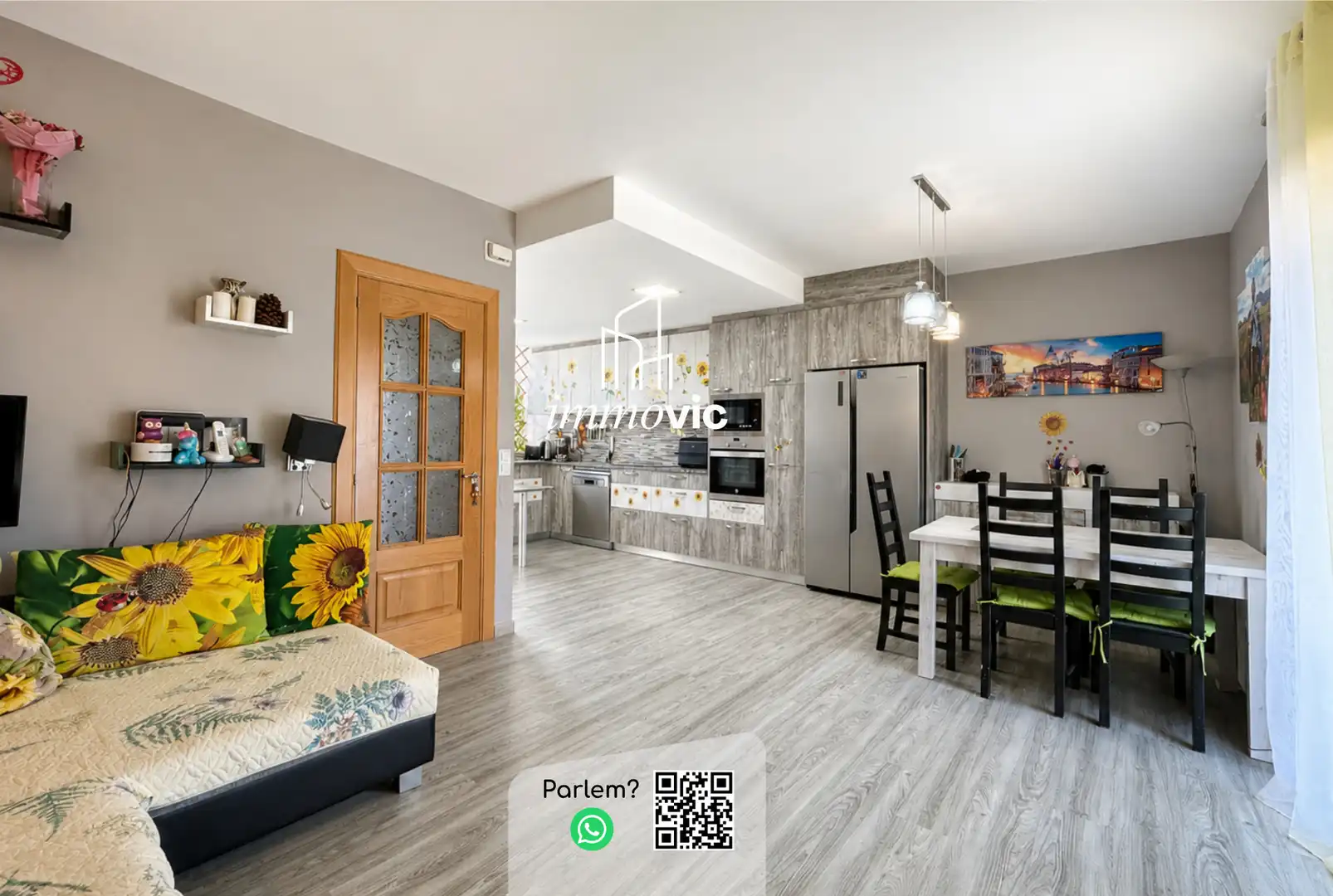 Living room of Detached homes for sale in Olot  with Heating, Private garden and Parquet flooring