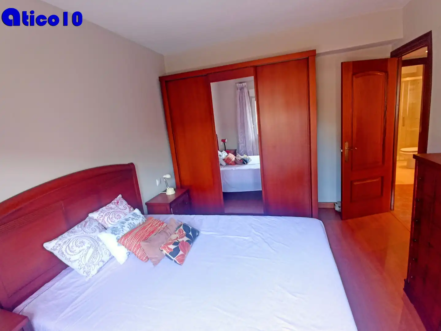 Schlafzimmer von Wohnung zur Miete in Oviedo  mit Heizung, Terrasse und Möbliert