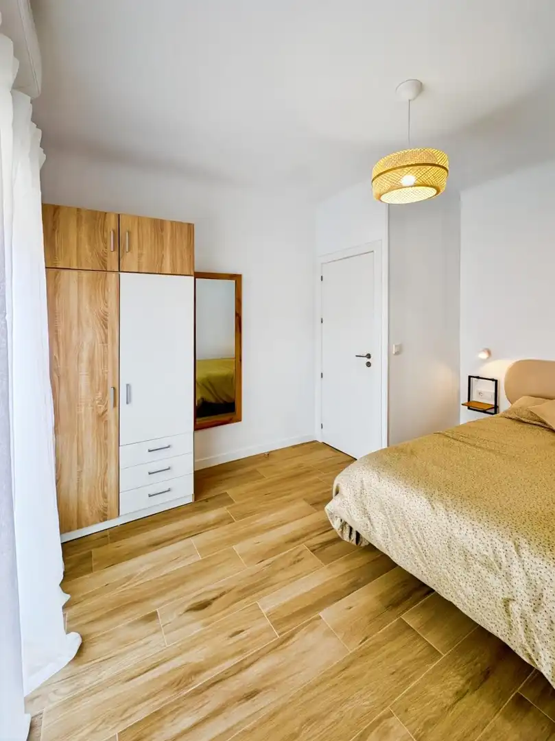 Bedroom of Flat for sale in Benidorm  with Heating, Furnished and Balcony