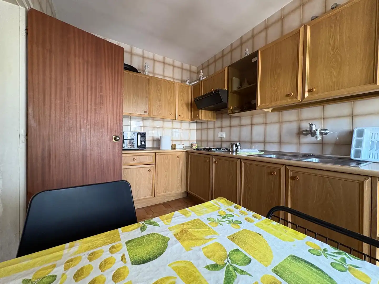 Cocina de Casa adosada de alquiler en Cubelles con Amueblado, Horno y Lavadora