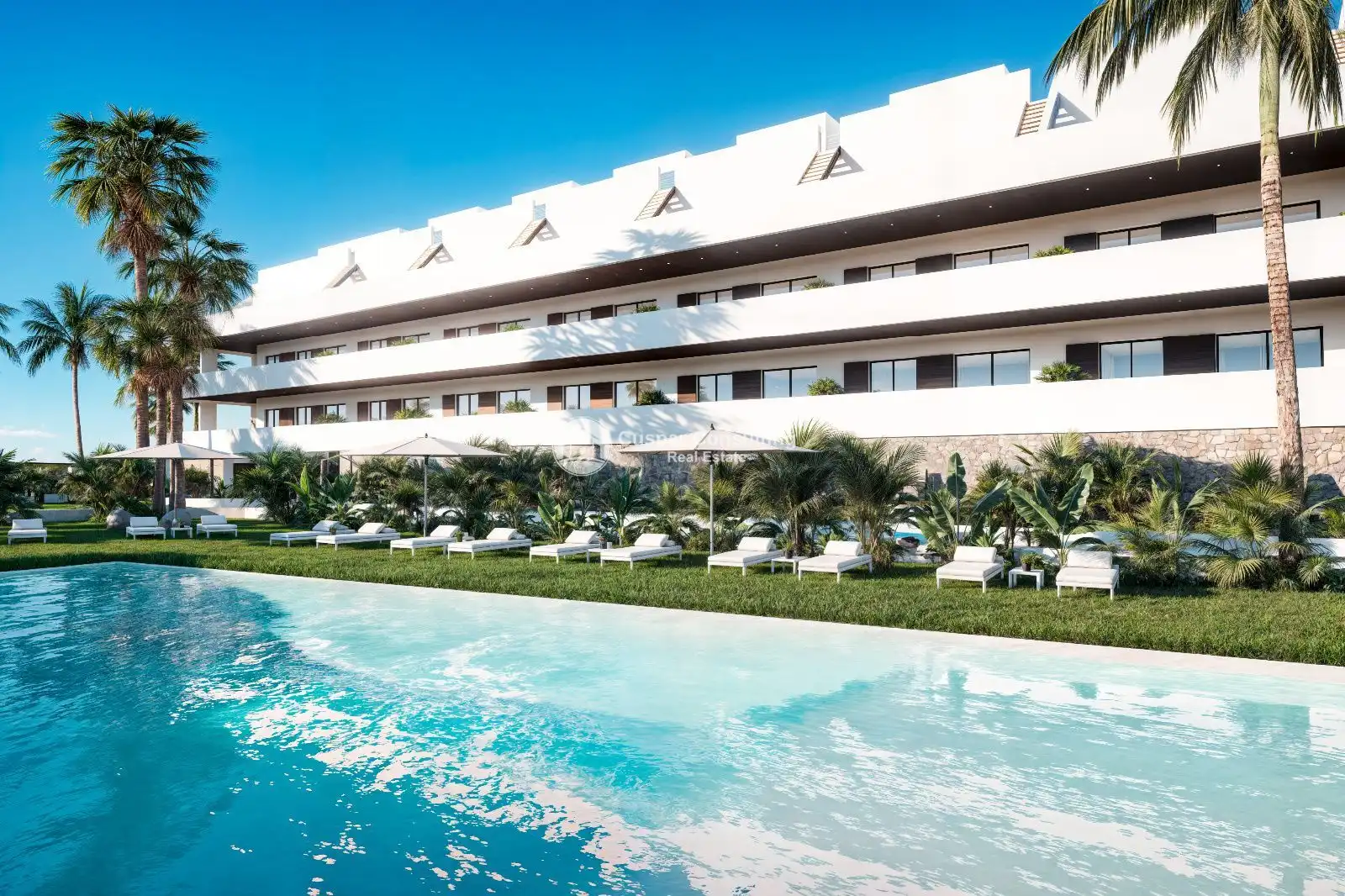 Piscina de Apartamento en venta en Finestrat con Calefacción, Terraza y Piscina