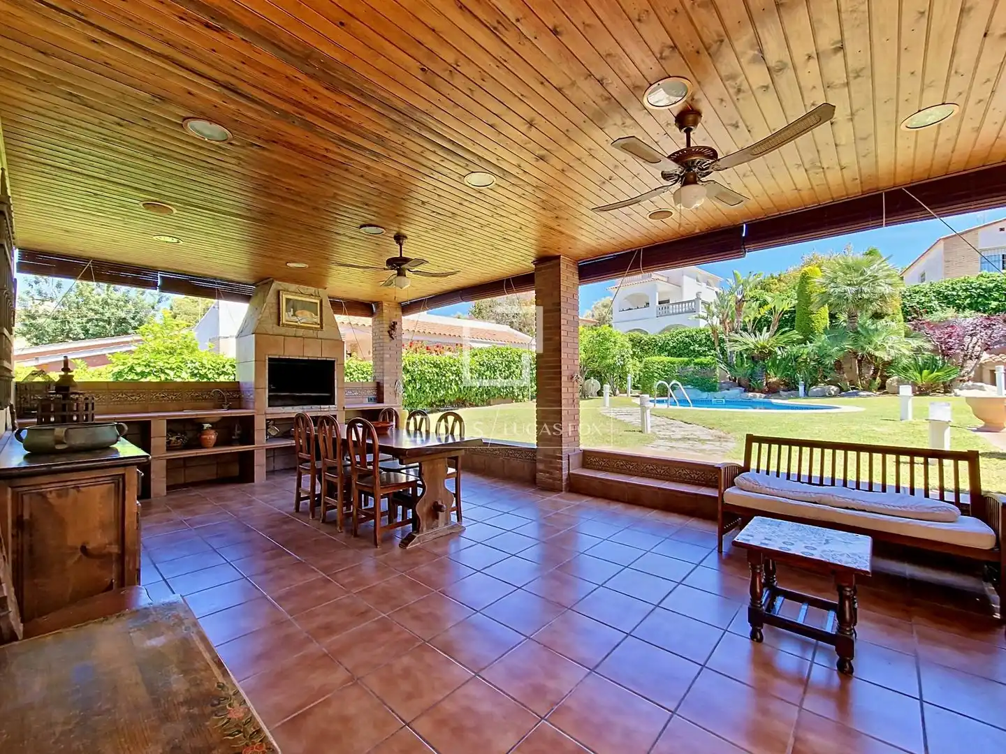 Terraza de Casa o chalet de alquiler en Cunit con Aire acondicionado, Calefacción y Jardín privado