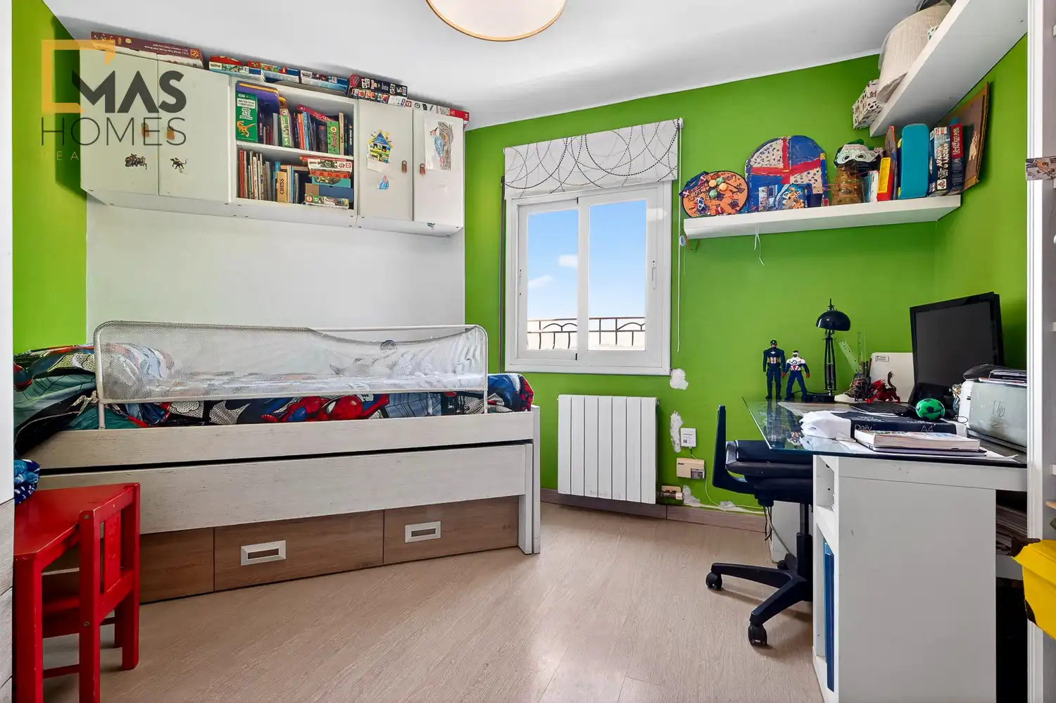 Schlafzimmer von Wohnung zum Verkauf in Terrassa mit Klimaanlage, Heizung und Terrasse