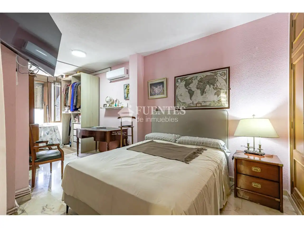 Dormitori de Apartament en venda en Alicante / Alacant amb Aire condicionat, Calefacció i Parquet