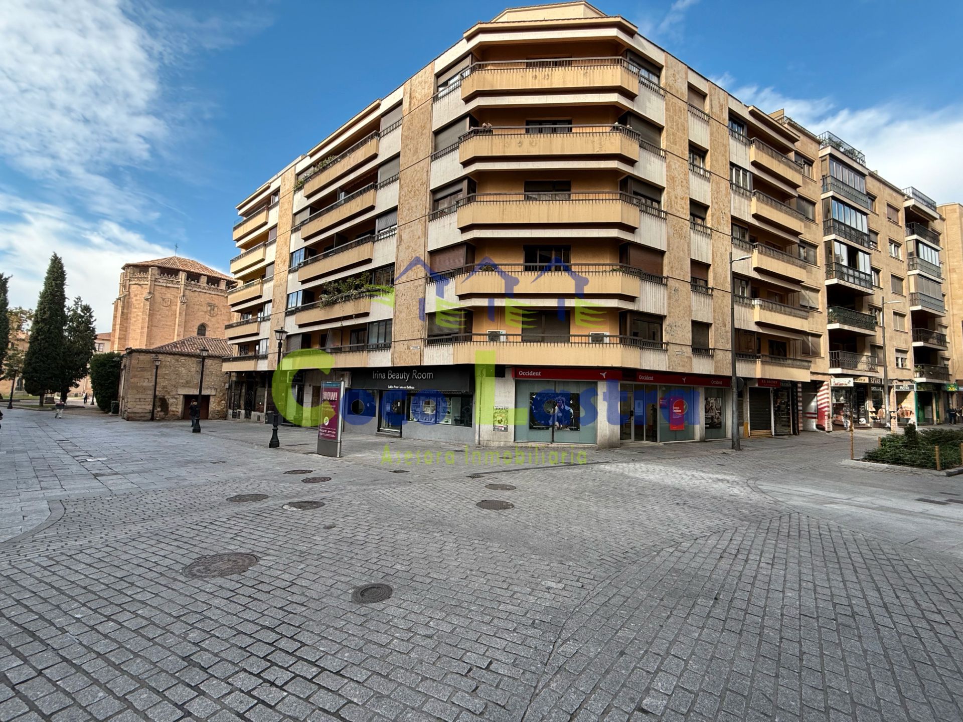 Exterior view of Flat for sale in Salamanca Capital  with Air Conditioner, Heating and Parquet flooring