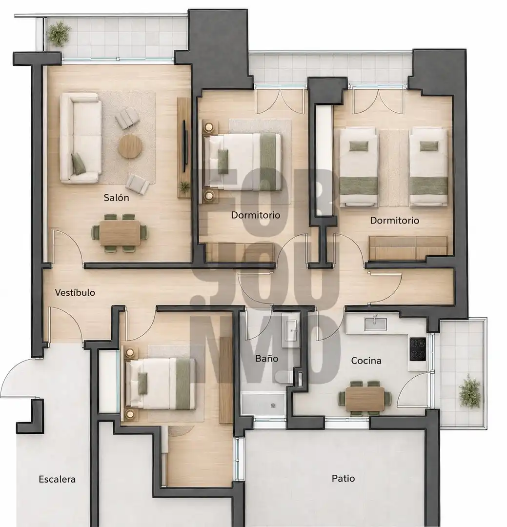 Appartement avec balcon à vendre à Loiola, imagen 24