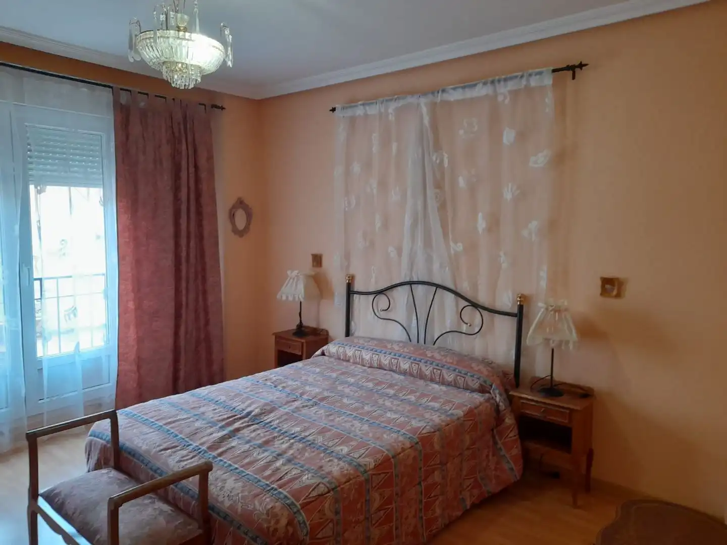 Schlafzimmer von Wohnungen zur Miete in Manzanares mit Klimaanlage und Balkon