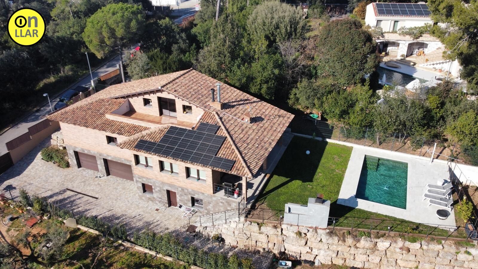 Jardí de Casa o xalet en venda en Les Franqueses del Vallès amb Jardí privat, Traster i Piscina
