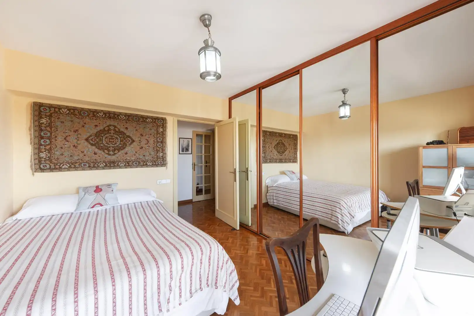 Bedroom of Flat for sale in  Palma de Mallorca  with Air Conditioner, Private garden and Terrace