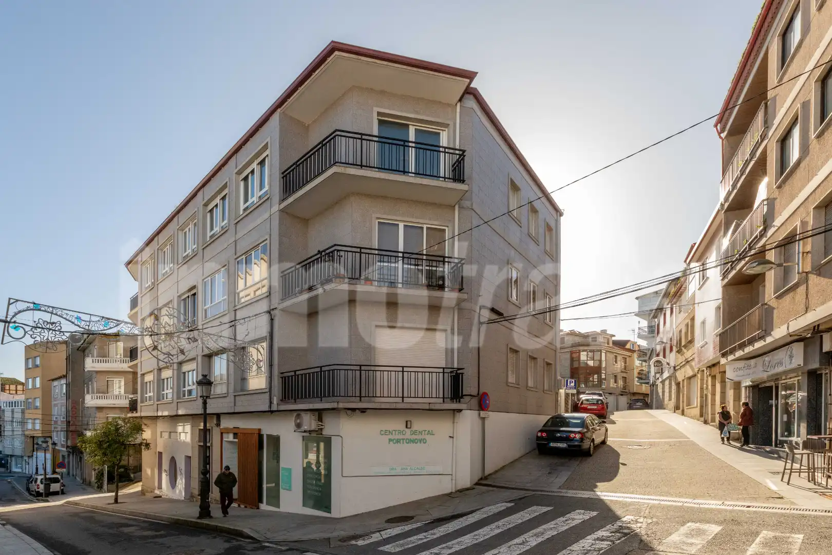 Exterior view of Flat for sale in Sanxenxo  with Parquet flooring, Terrace and Oven