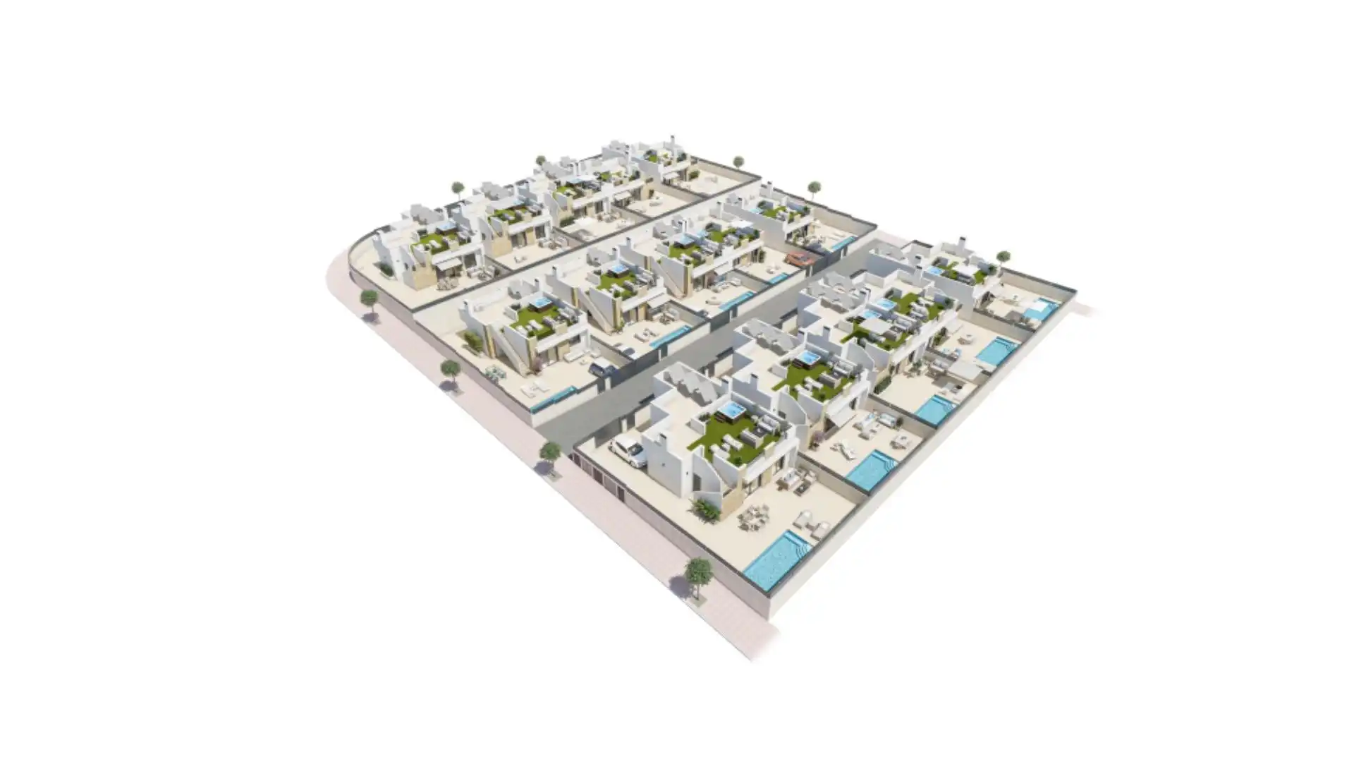 Exterior view of Houses for sale in Elche / Elx  with Air Conditioner, Heating and Private garden