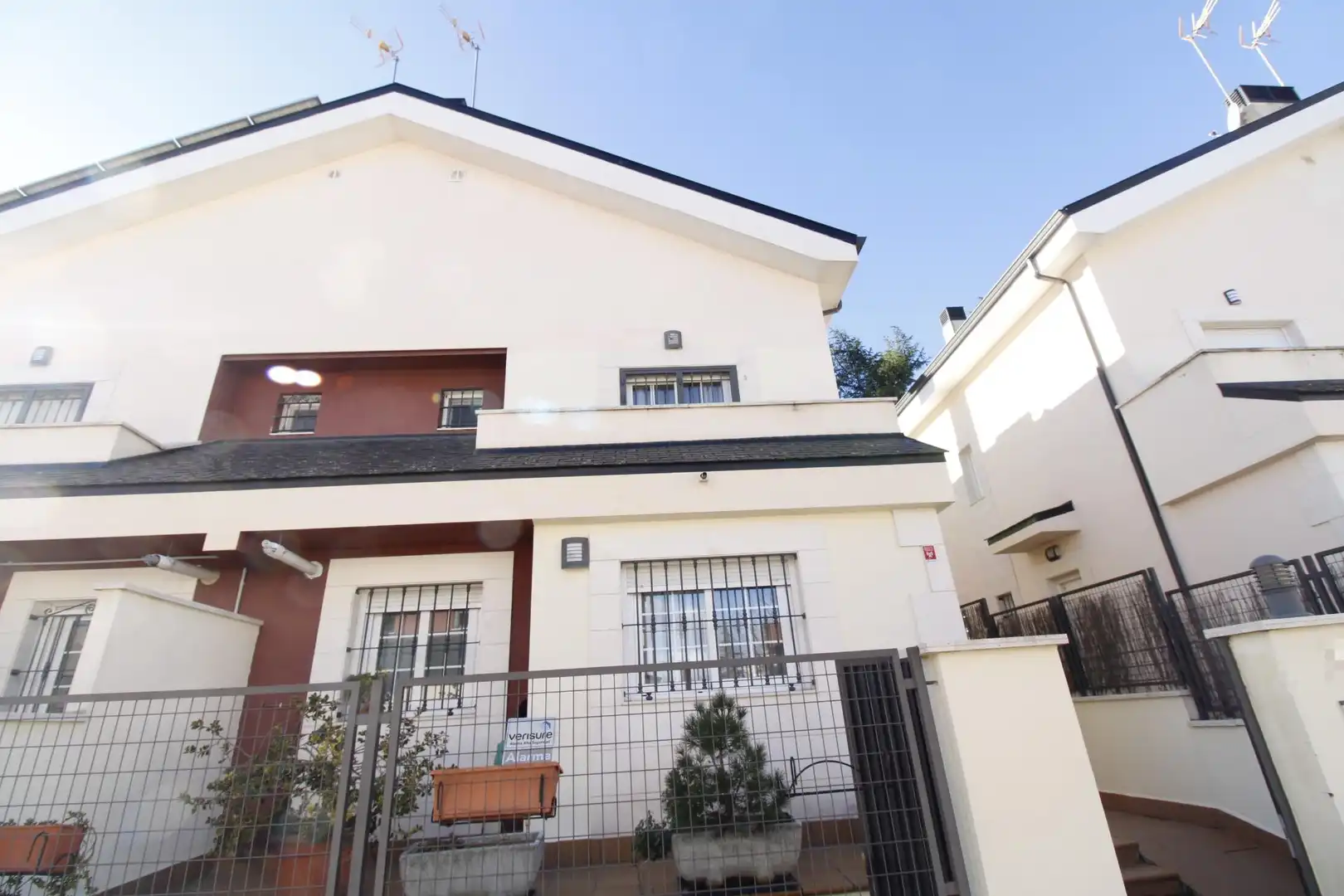 Exterior view of Detached homes for sale in Collado Villalba  with Heating, Private garden and Storage room