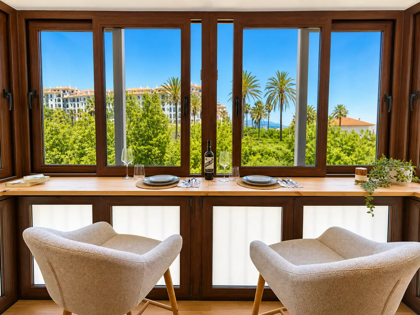 Wohnung zum Verkauf in Manilva mit Klimaanlage, Terrasse und Möbliert