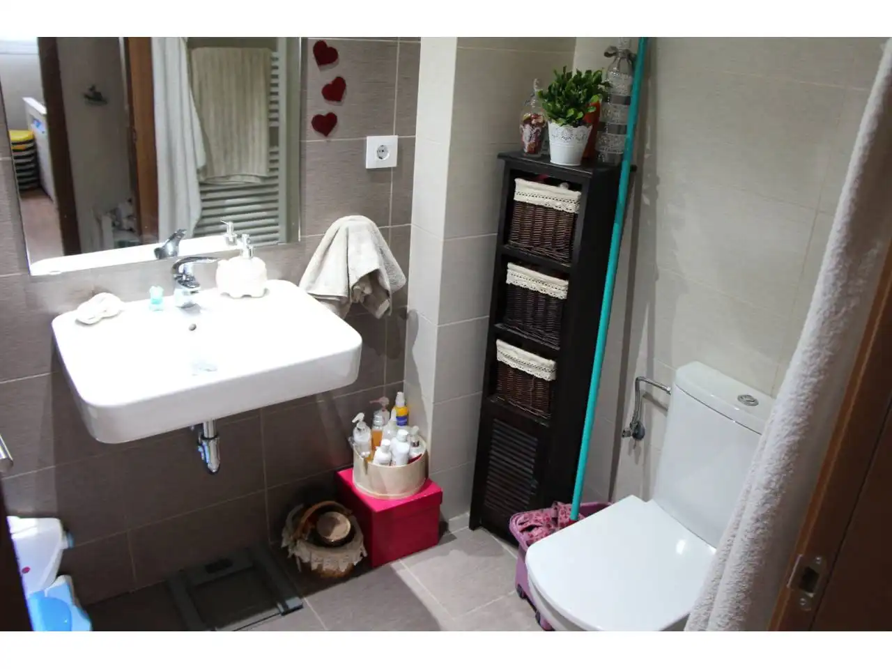 Badezimmer von Wohnung zum Verkauf in Granollers mit Klimaanlage, Heizung und Terrasse
