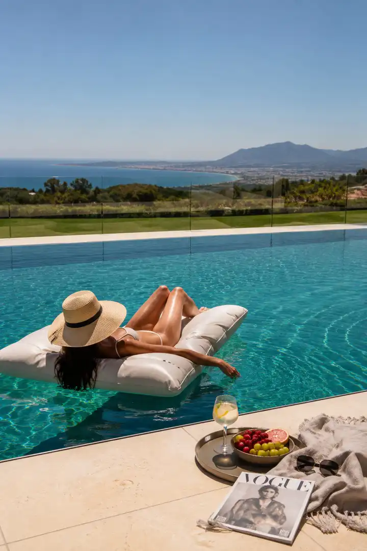 Swimming pool of Ground floor for sale in Ojén  with Air Conditioner, Private garden and Terrace