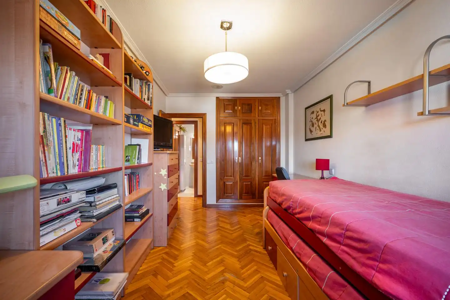 Schlafzimmer von Wohnung zum Verkauf in Ávila mit Klimaanlage, Parkett und Terrasse