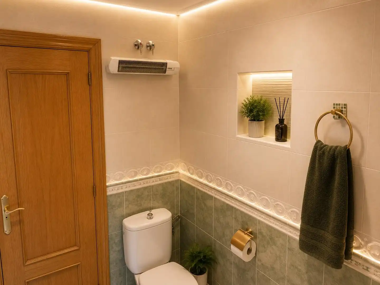 Baño de Ático en venta en Carlet con Aire acondicionado, Calefacción y Terraza