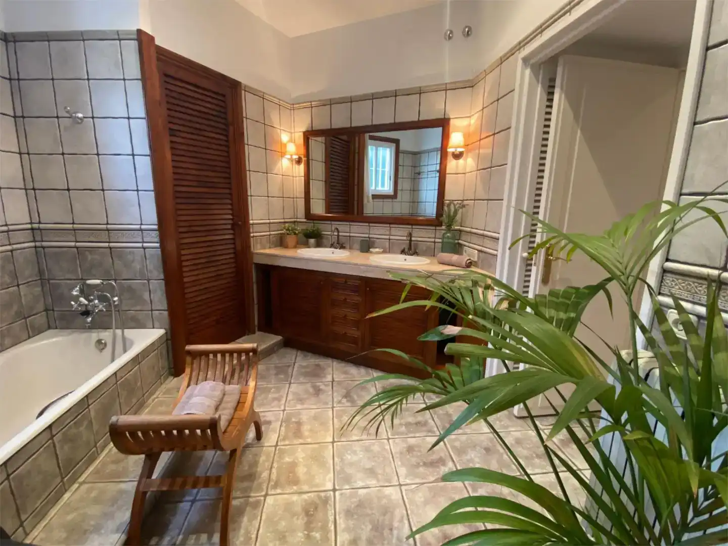 Bany de Casa o xalet de lloguer en Sitges amb Aire condicionat, Piscina i Balcó