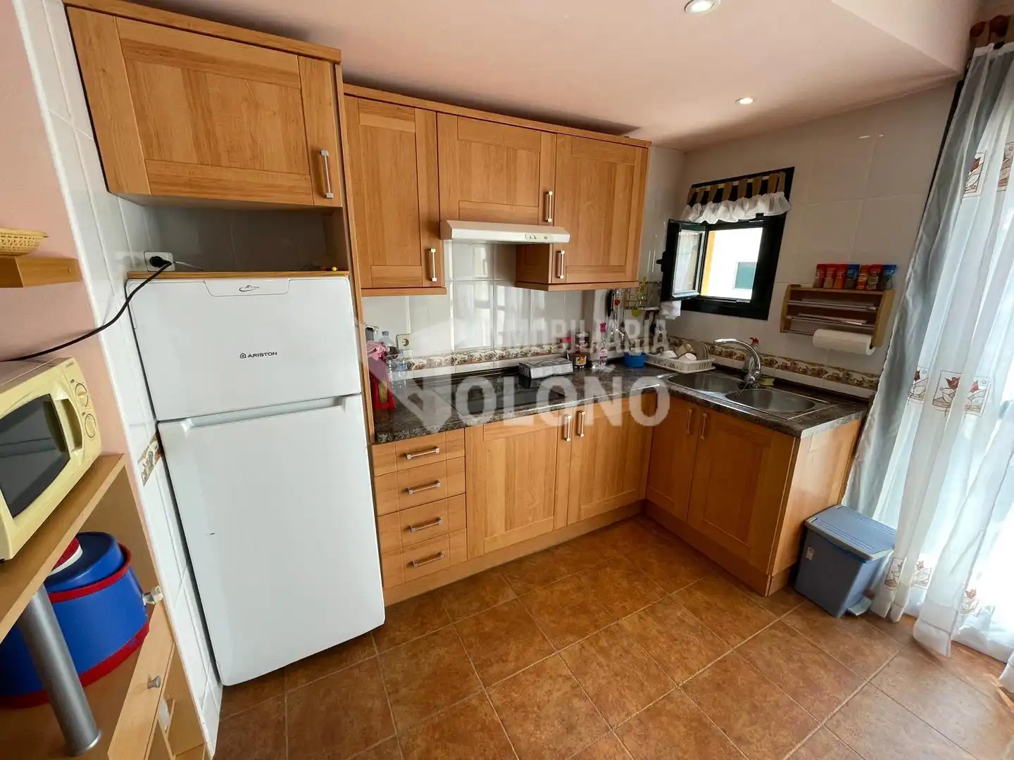 Cocina de Dúplex en venta en Cuzcurrita de Río Tirón con Calefacción, Terraza y Amueblado