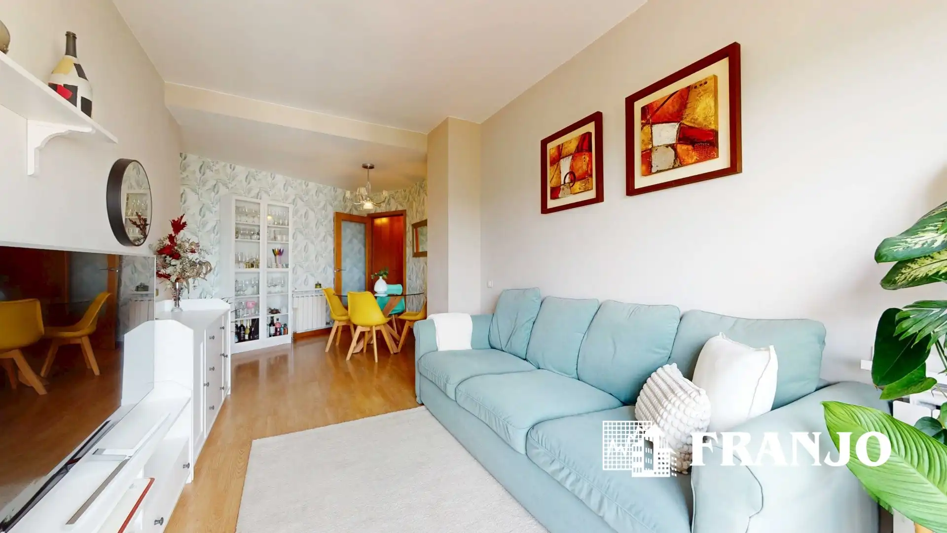 Sala de estar de Piso en venta en Terrassa con Aire acondicionado, Calefacción y Trastero