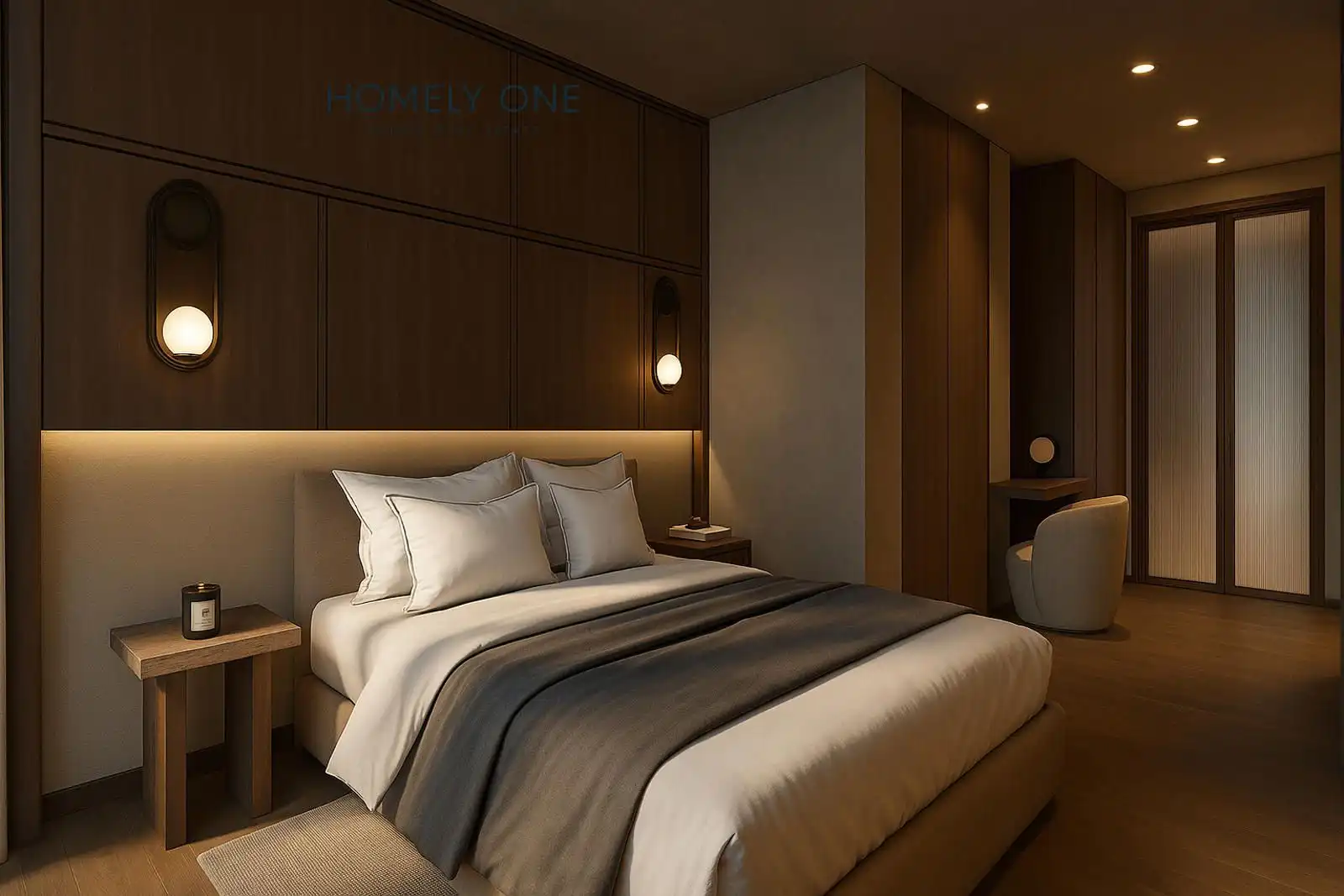 Schlafzimmer von Wohnung zum Verkauf in Madrid mit Klimaanlage, Heizung und Terrasse