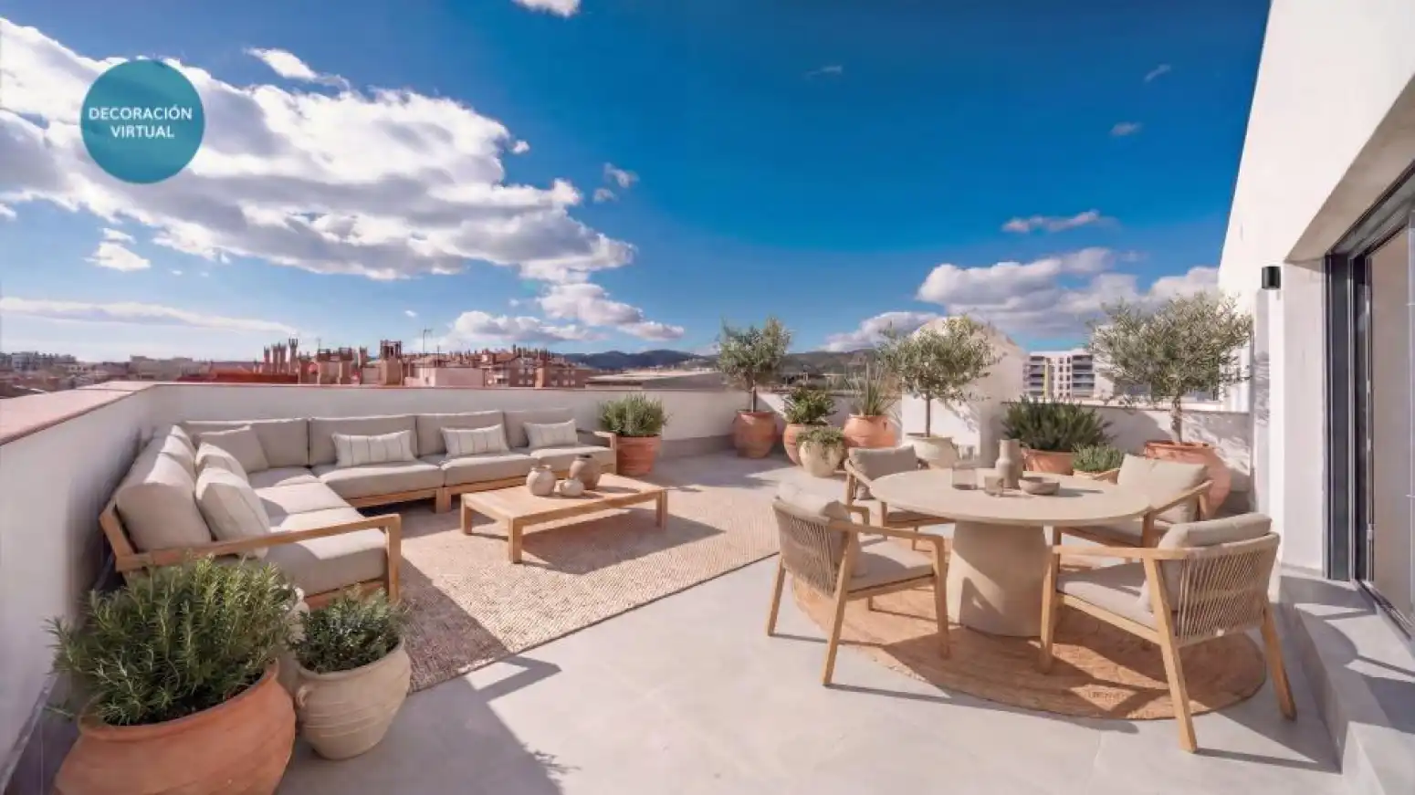 Terraza de Ático en venta en Viladecans con Aire acondicionado, Jardín privado y Parquet