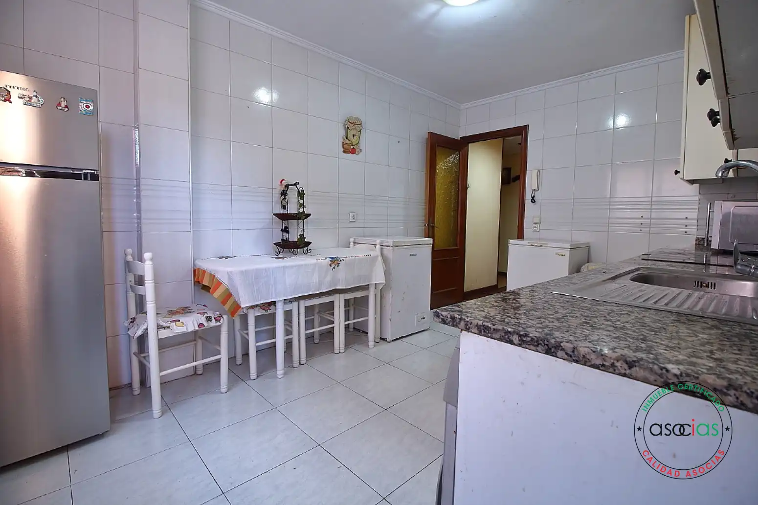 Cocina de Piso en venta en Gijón  con Calefacción, Parquet y Terraza