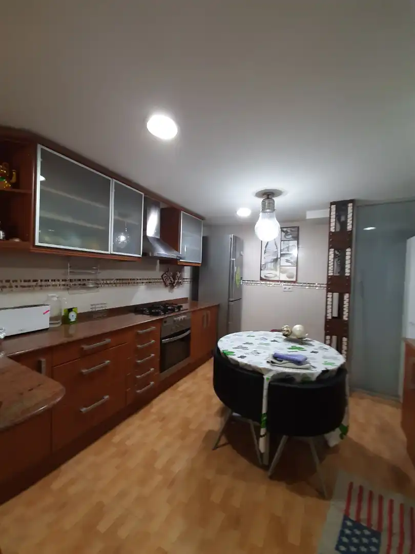 Kitchen of Flat for sale in Valencia  with Air Conditioner, Parquet flooring and Furnished