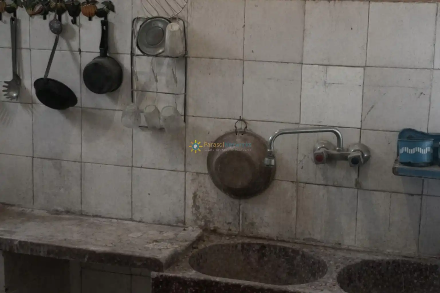 Cocina de Casa adosada en venta en L'Olleria con Terraza, Trastero y Balcón