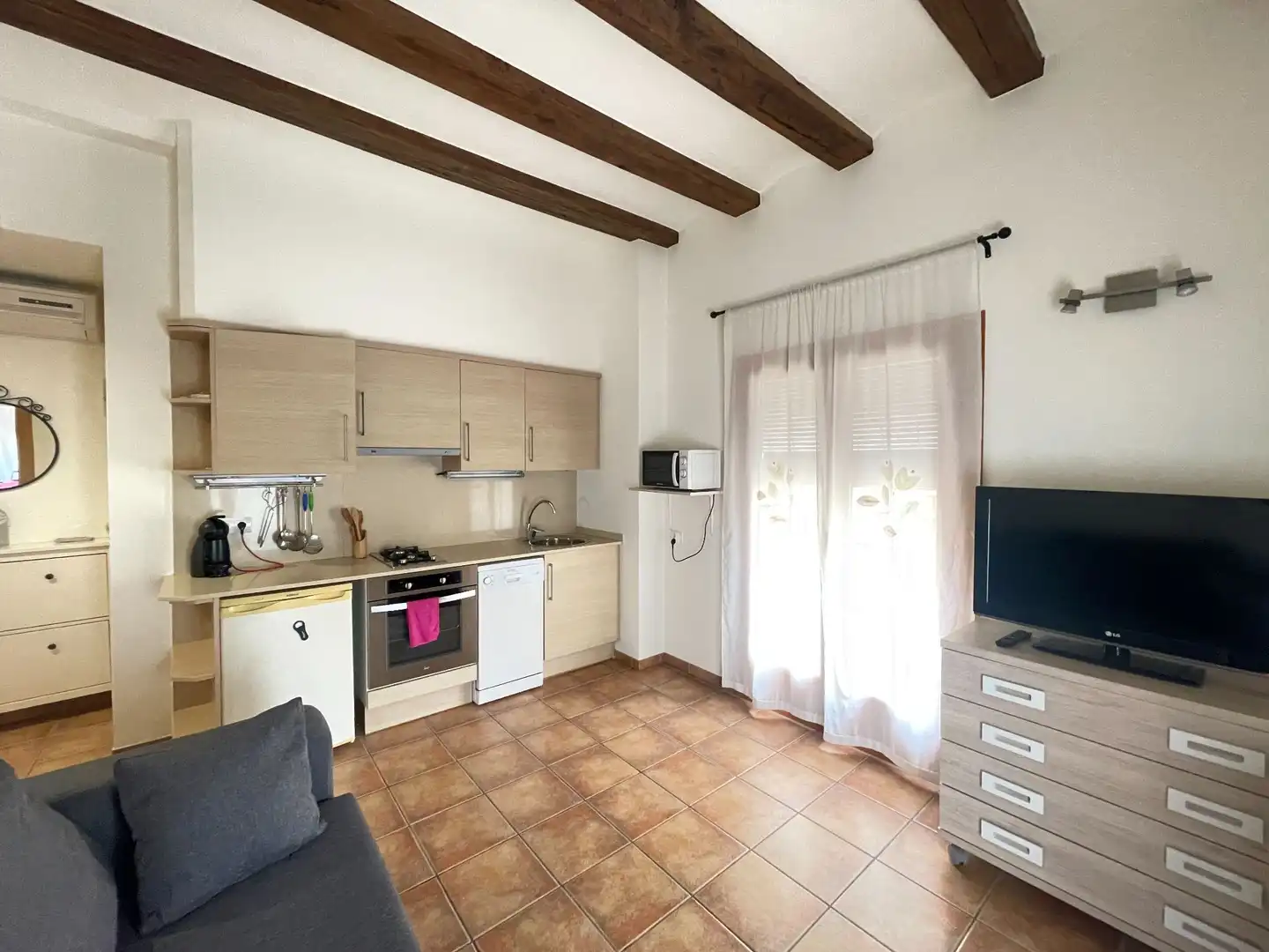 Kitchen of Flat for sale in Tivenys  with Air Conditioner, Heating and Terrace