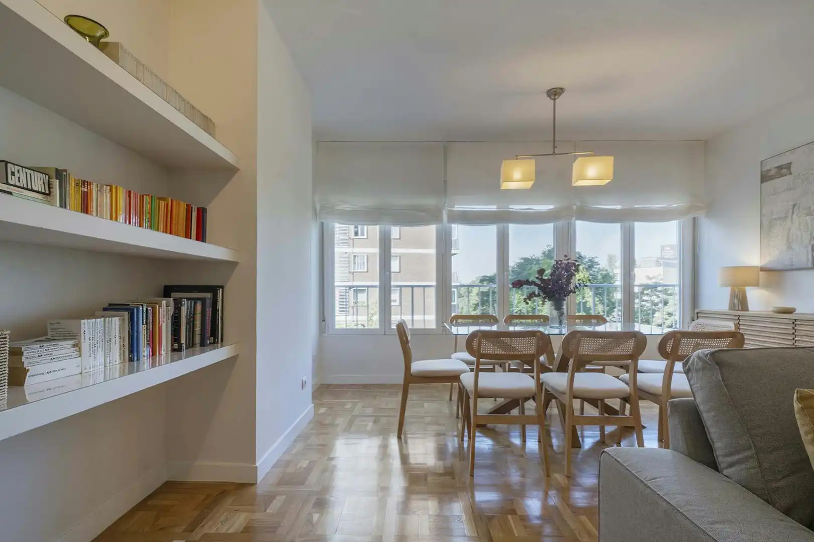 Dining room of Flat for rent in Madrid