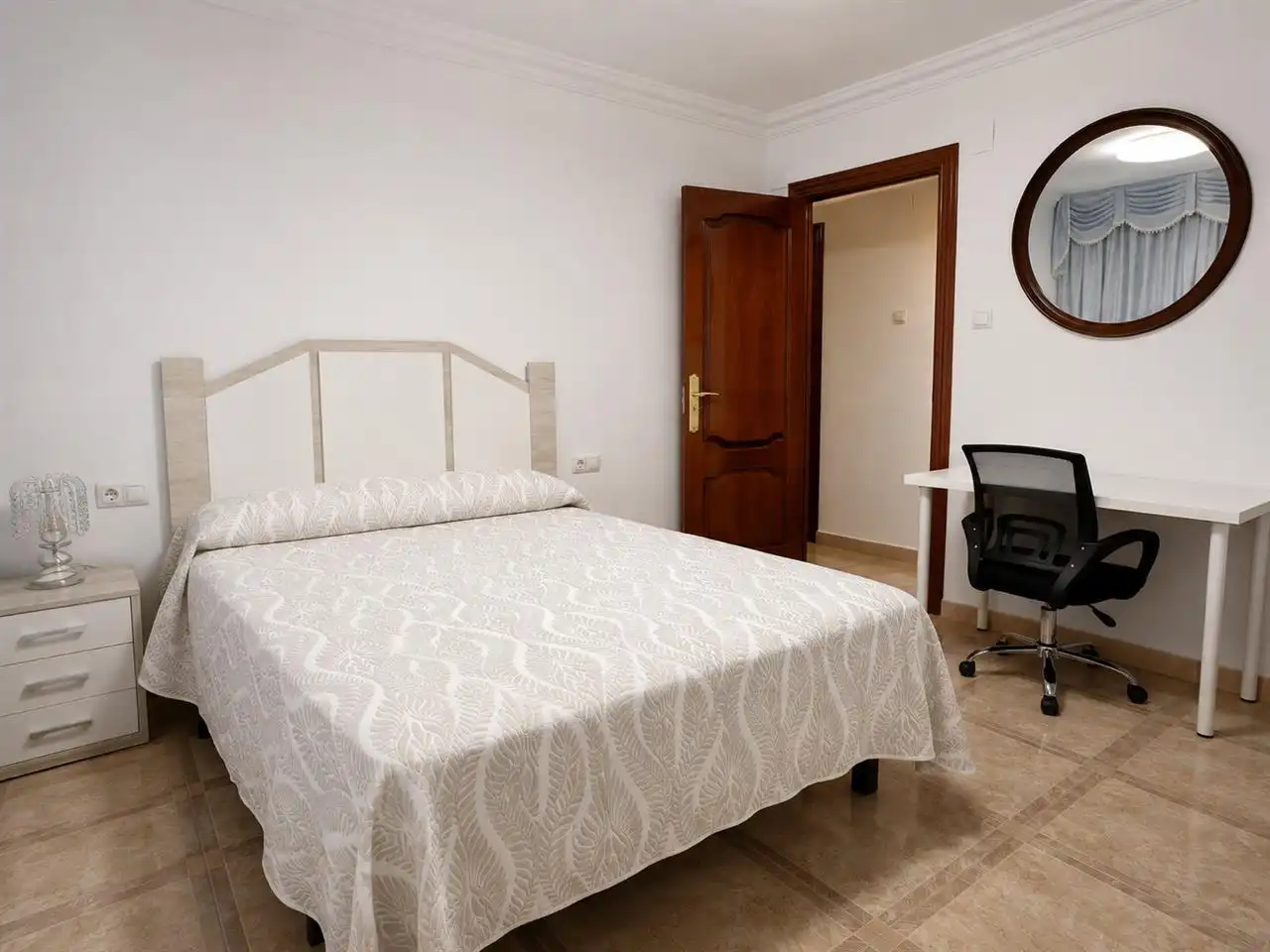Bedroom of Flat for rent in Málaga  with Furnished