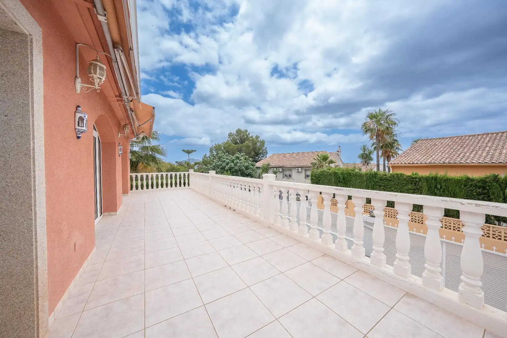 Terrassa de Casa o xalet en venda en La Nucia amb Calefacció, Jardí privat i Terrassa