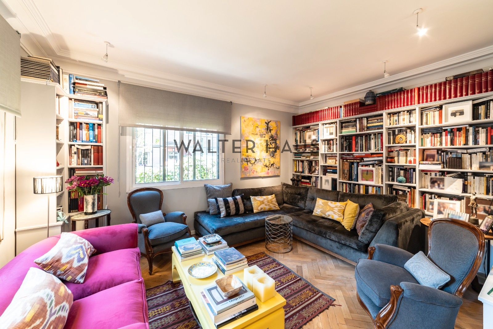 Living room of Flat for sale in  Madrid Capital  with Air Conditioner, Heating and Terrace