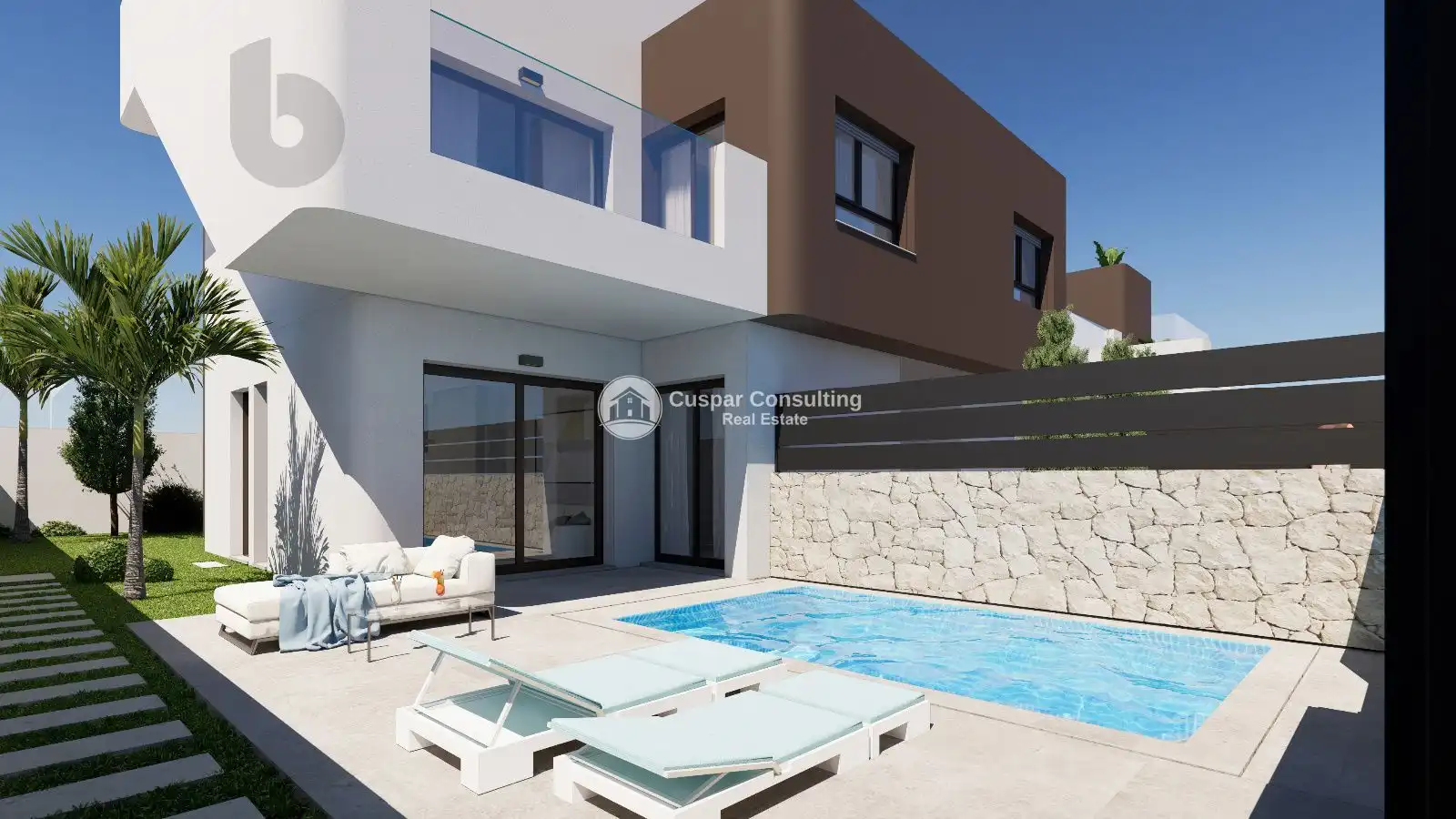 Garden of Houses for sale in Pilar de la Horadada  with Heating, Private garden and Terrace
