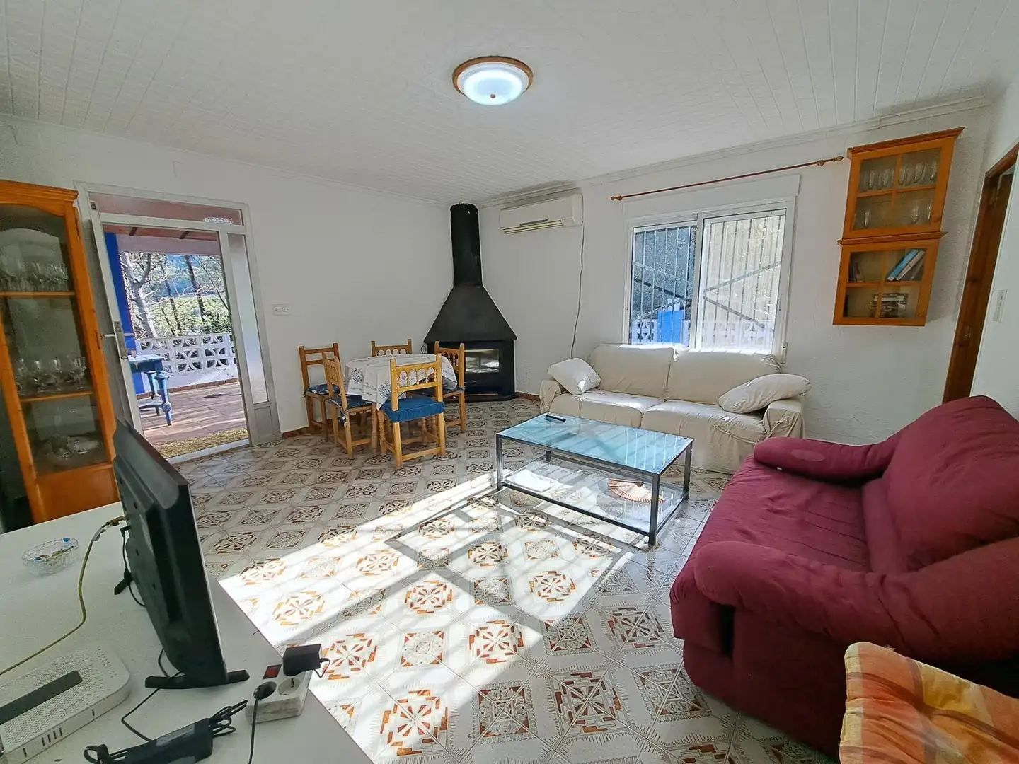 Wohnzimmer von Haus oder Chalet zum Verkauf in Alzira mit Klimaanlage, Privatgarten und Terrasse