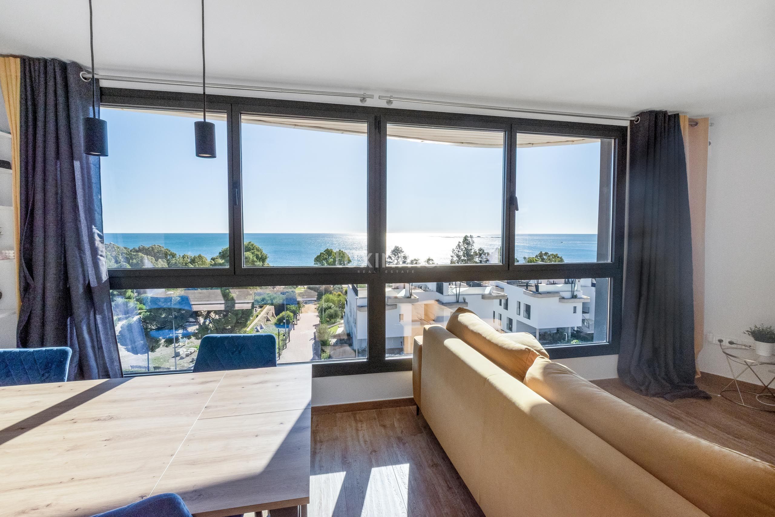 Sala d'estar de Pis en venda en Villajoyosa / La Vila Joiosa amb Aire condicionat, Jardí privat i Terrassa