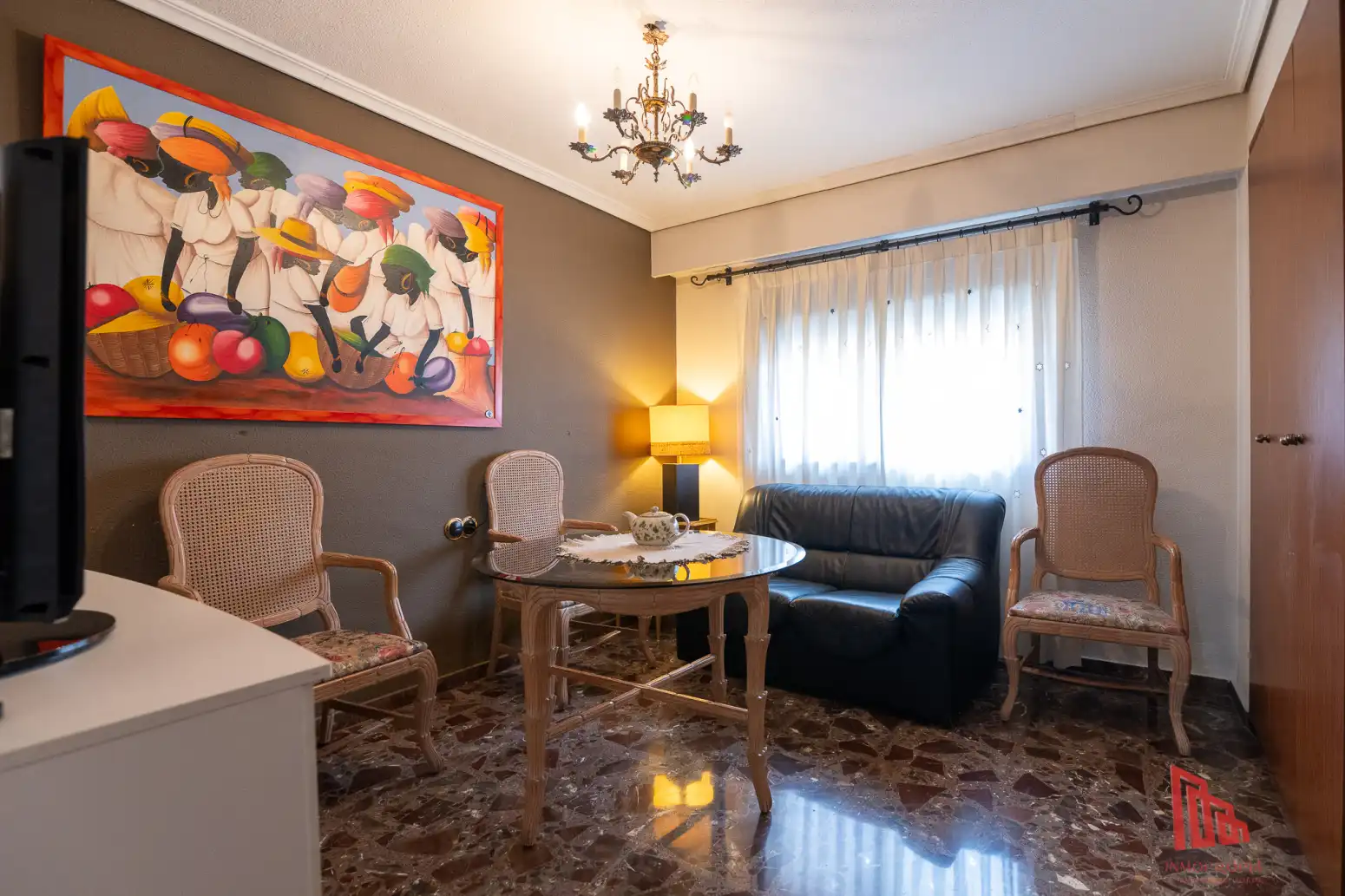 Sala d'estar de Pis en venda en Catarroja amb Aire condicionat, Calefacció i Jardí privat