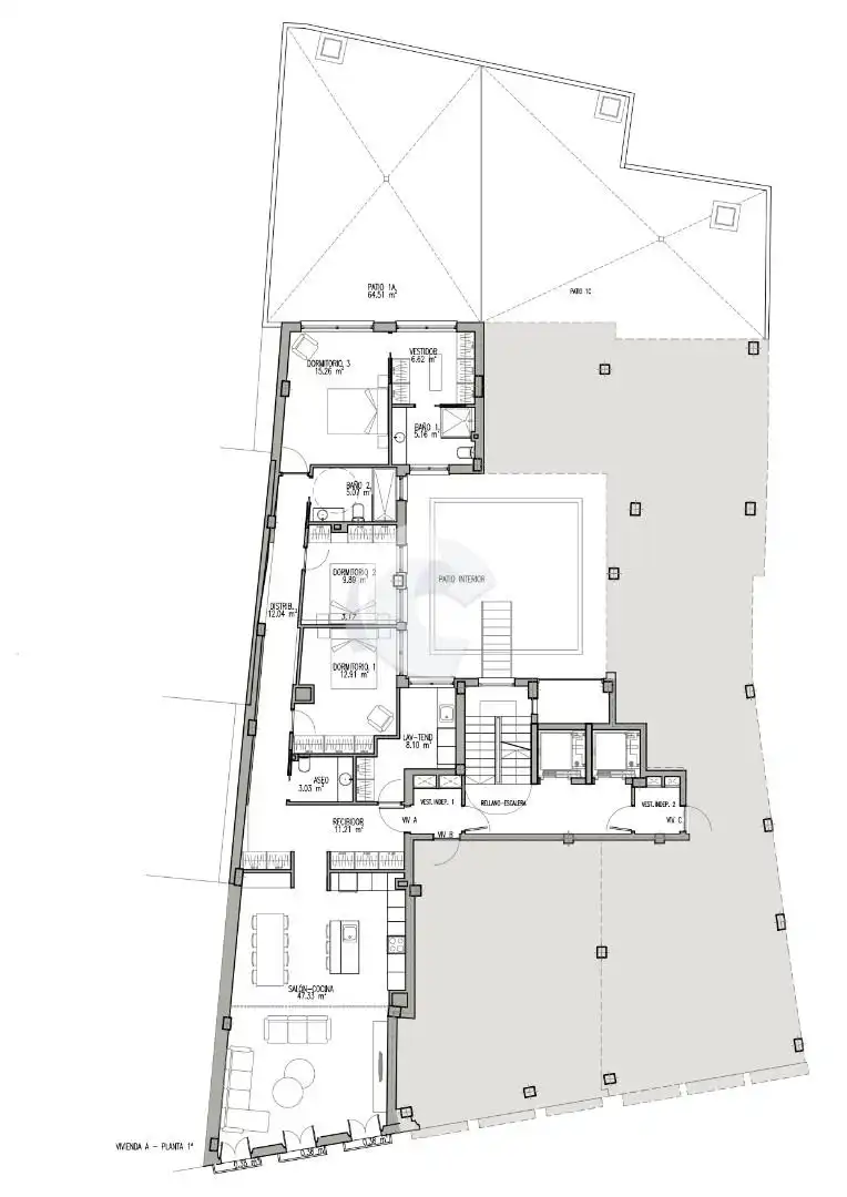 Piso en venta en A Coruña Capital  con Calefacción, Terraza y Trastero